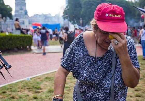 ES Fotografía - diciembre 2018 - represión al Pueblo que se manifestaba en contra de la reforma previsional